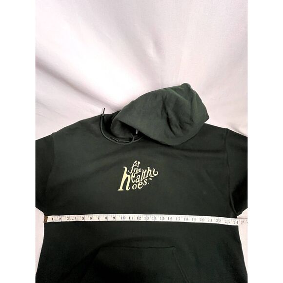 For the Health H*es Olive Green Hoodie Size XL Novelty Funny Casual Sweatshirt - Picture 8 of 9